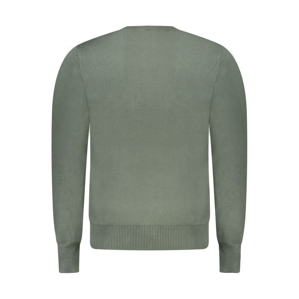 Green Viscose Men Sweater