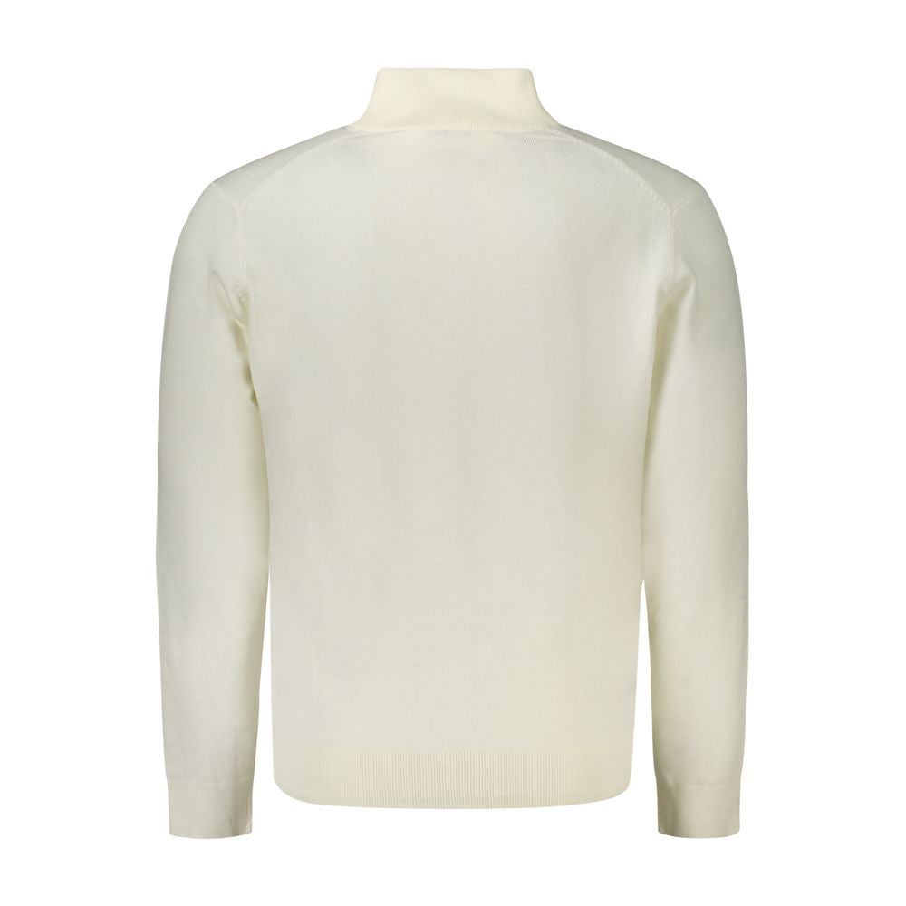 White Polyamide Men Cardigan