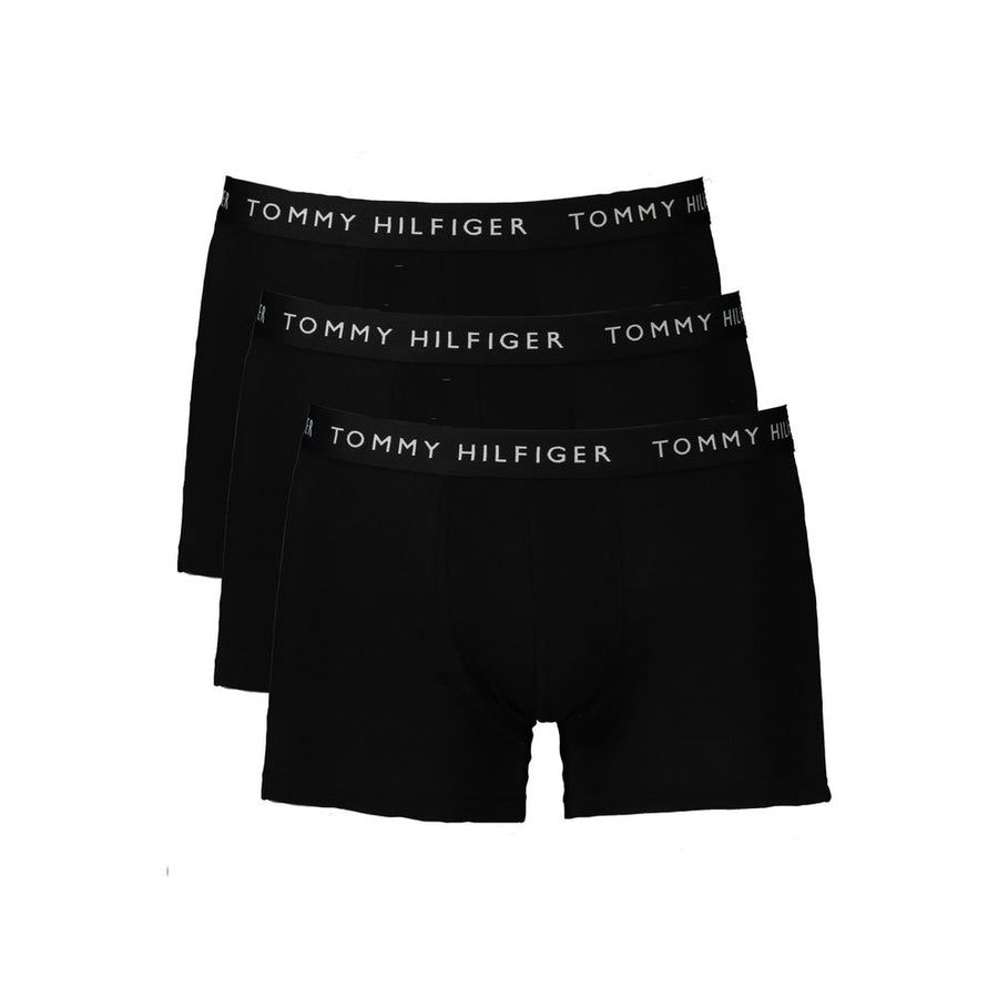 Black Cotton Men Boxer