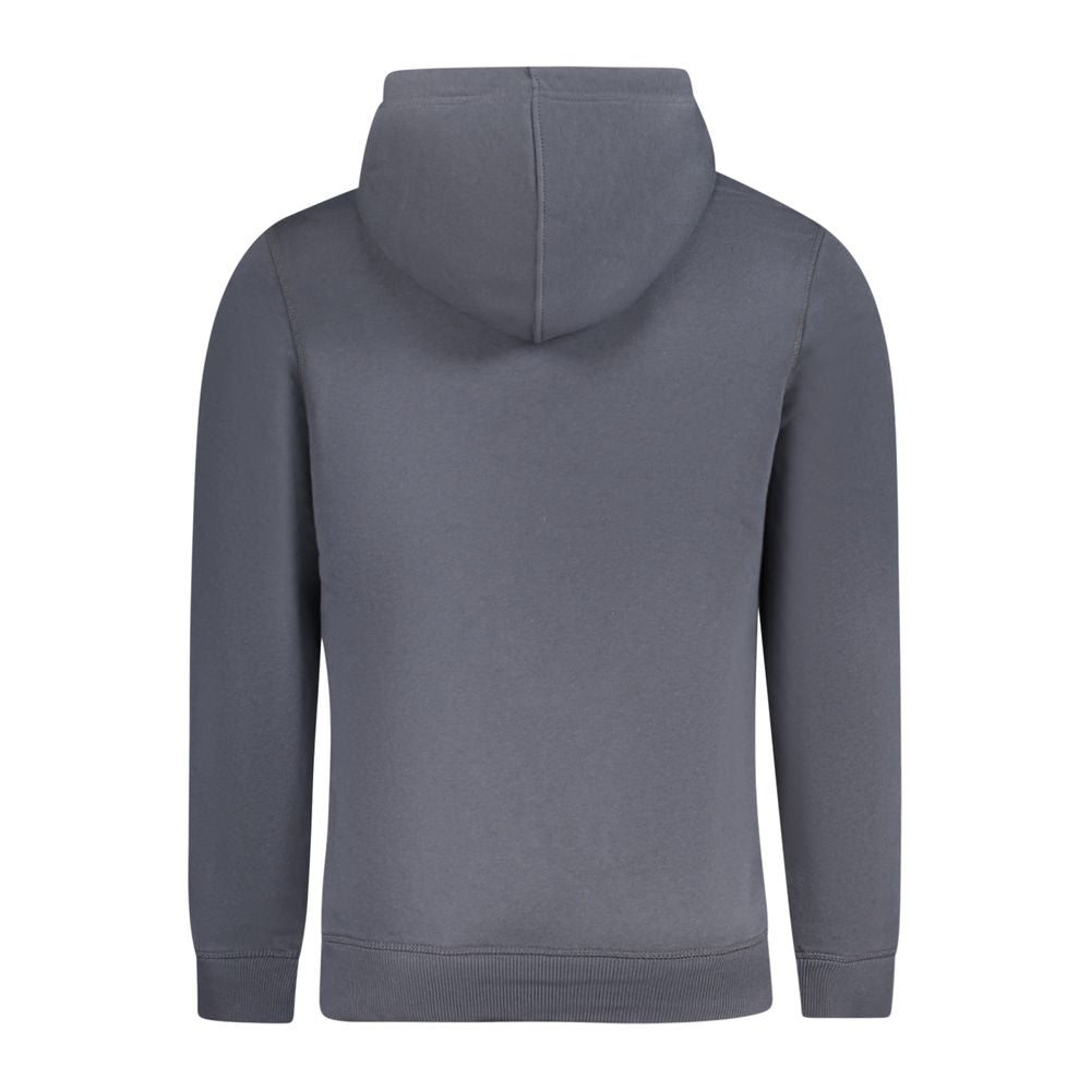 Blue Cotton Men Sweater