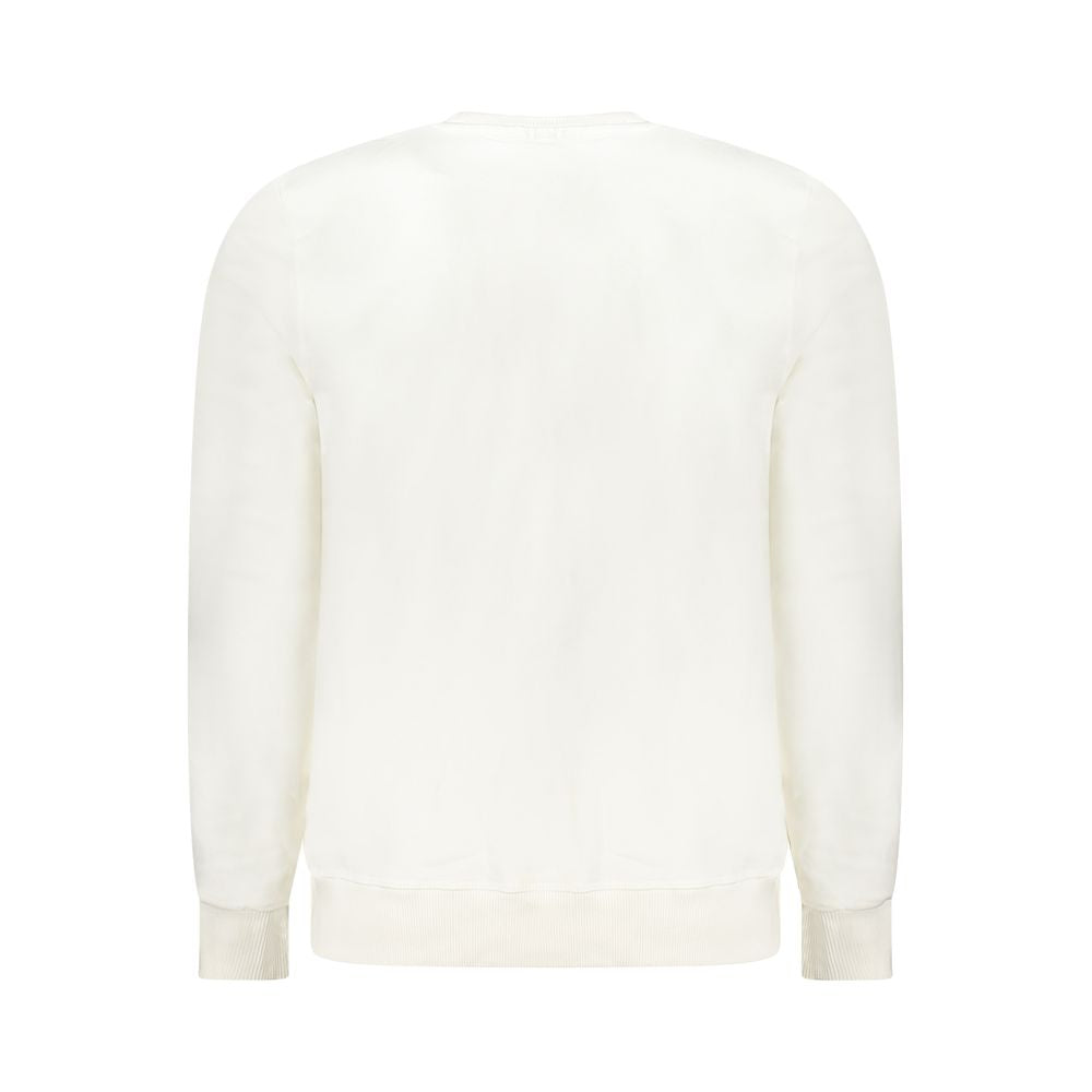 White Cotton Men Sweater