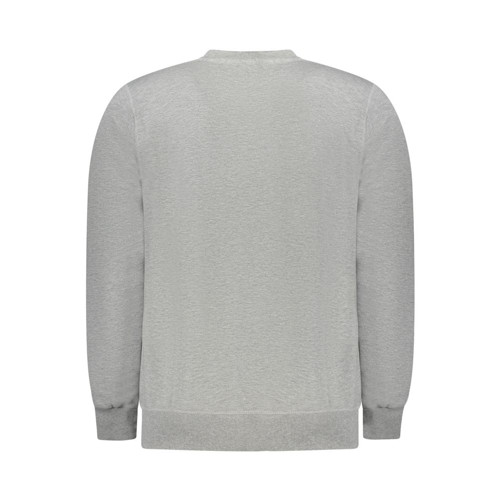 Gray Cotton Men Sweater