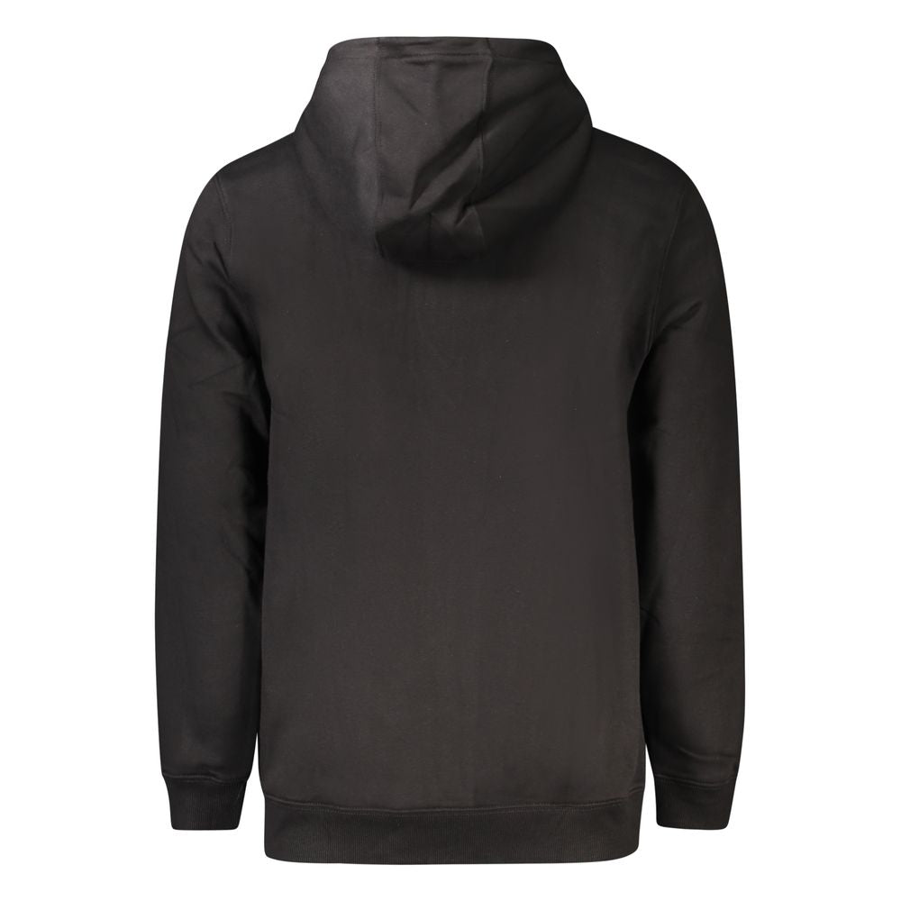 Black Cotton Men Sweater