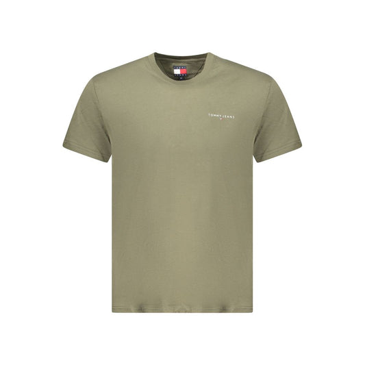 Green Cotton Men TShirt