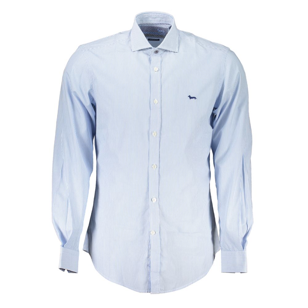 Chic Light Blue Organic Cotton Shirt