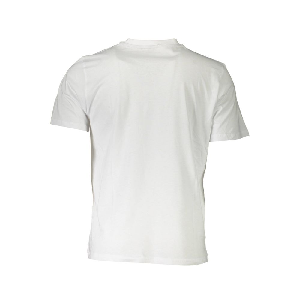 White Cotton Men T-Shirt