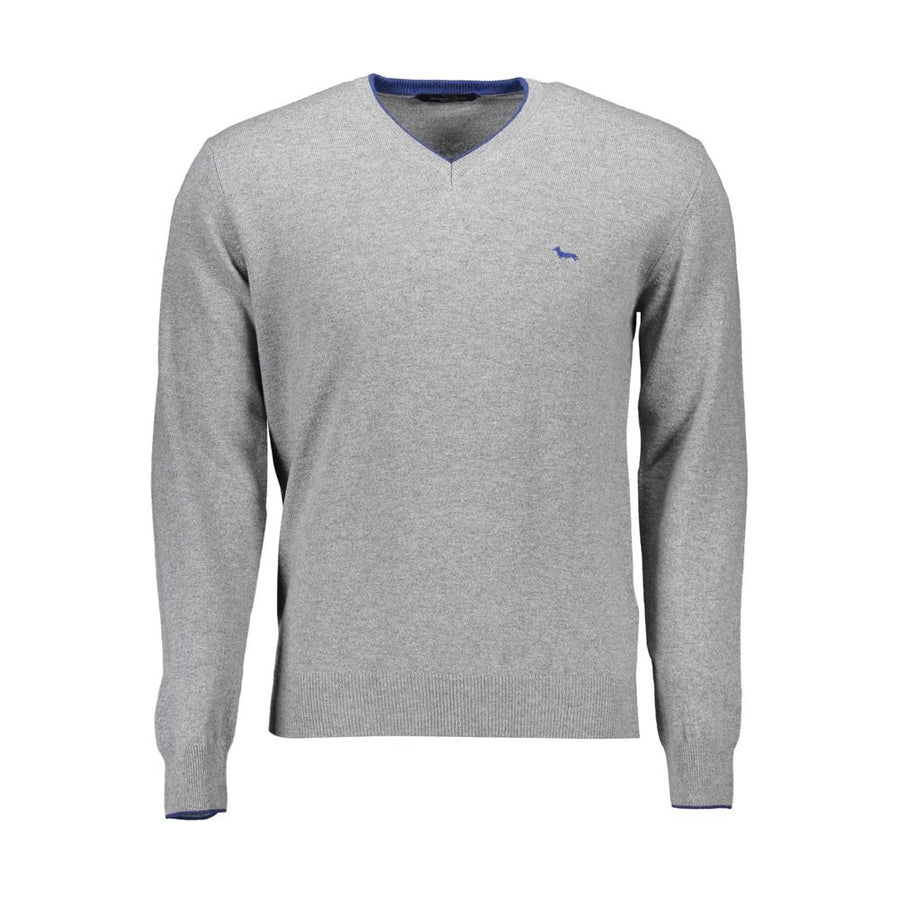 Gray Wool Men Sweater