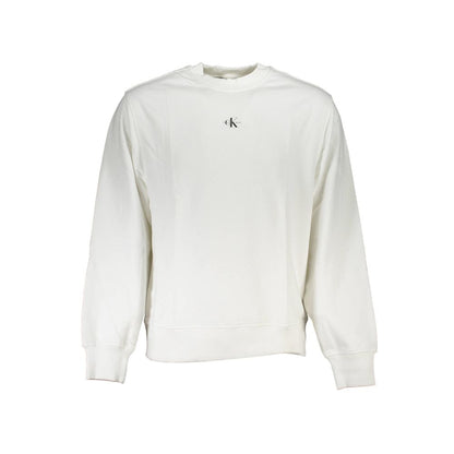 White Cotton Men Sweater