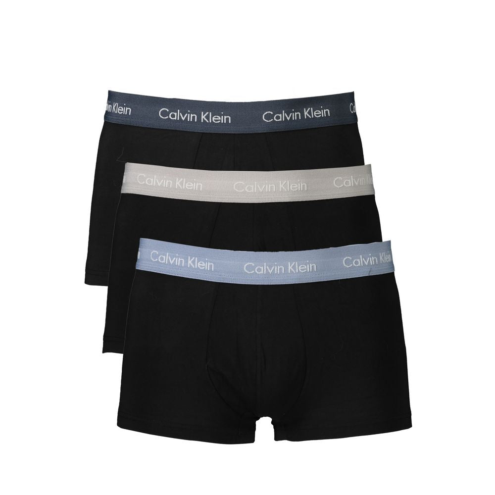 Black Cotton Men Boxer