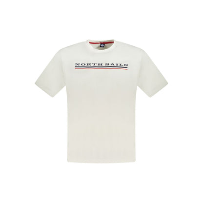 White Cotton Men T-Shirt