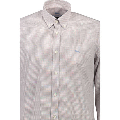 White Cotton Men Shirt