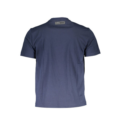 Blue Cotton Mens TShirt