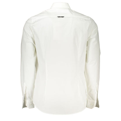 Elegant Slim Fit Long Sleeved White Shirt