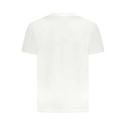 White Cotton Men T-Shirt