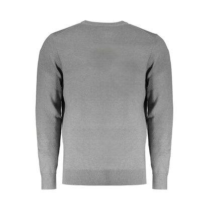 Gray Wool Men Sweater