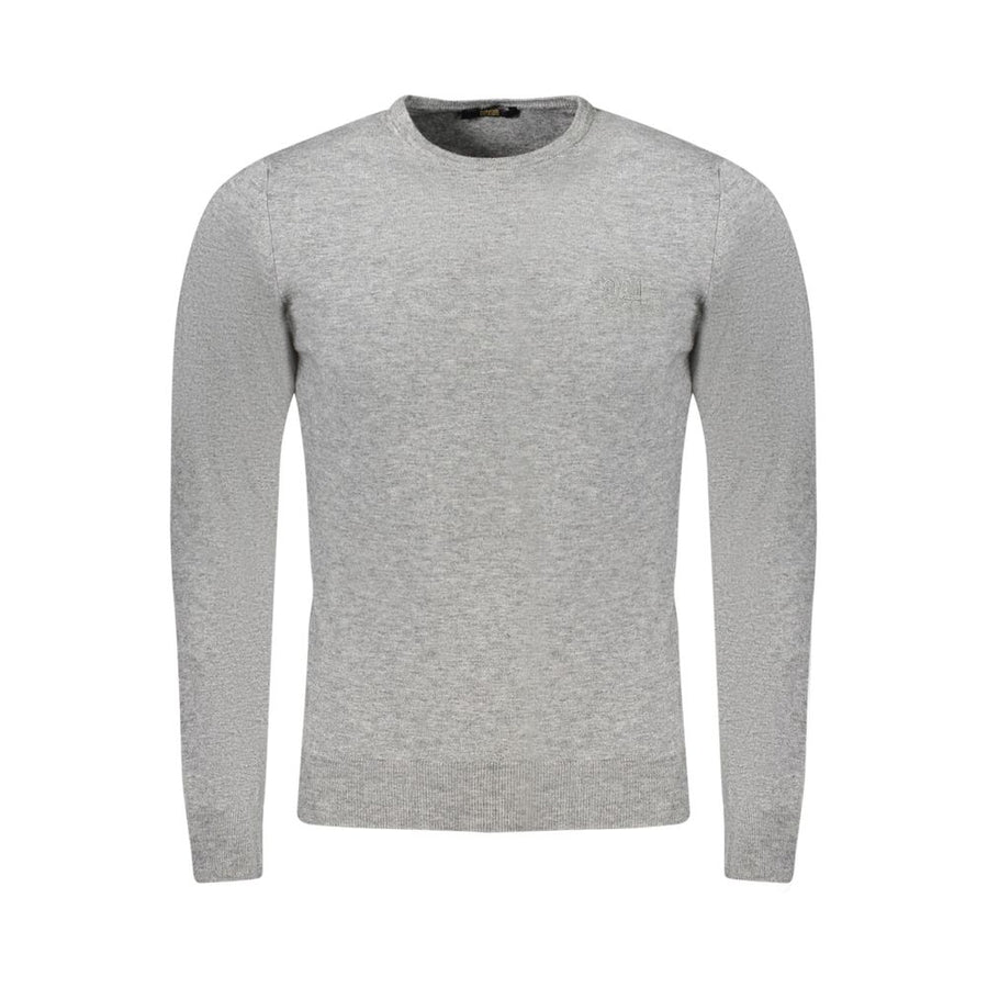 Gray Viscose Men Sweater