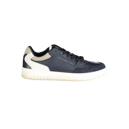 Blue Polyethylene Men Sneaker