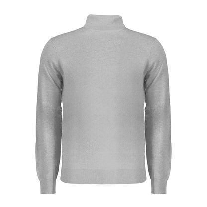 Gray Wool Men Sweater