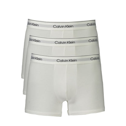 White Cotton Men Boxer