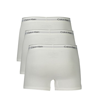 White Cotton Men Boxer