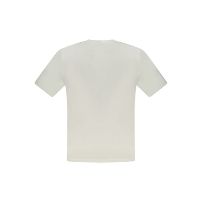 White Cotton Men T-Shirt