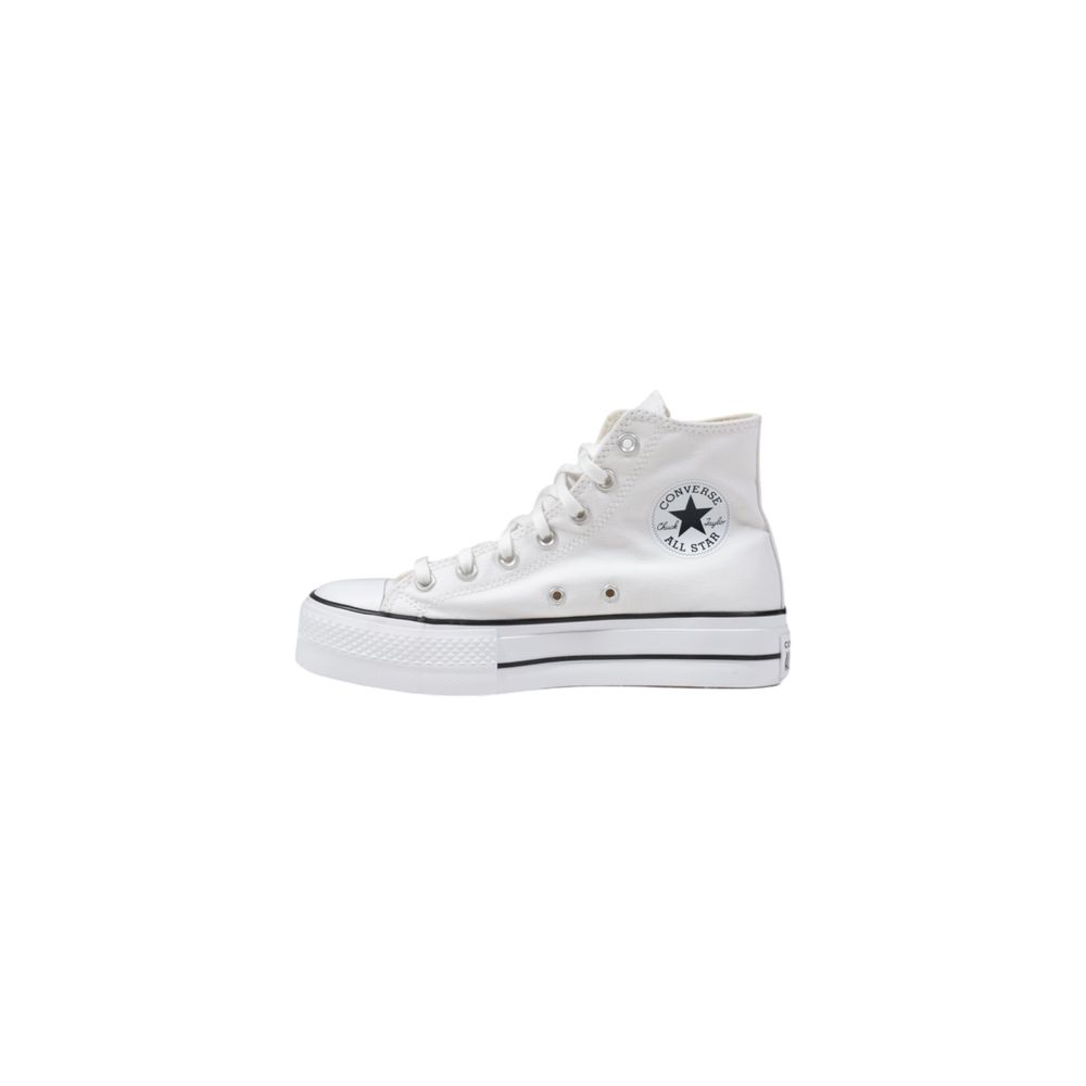 White Polyester Sneaker