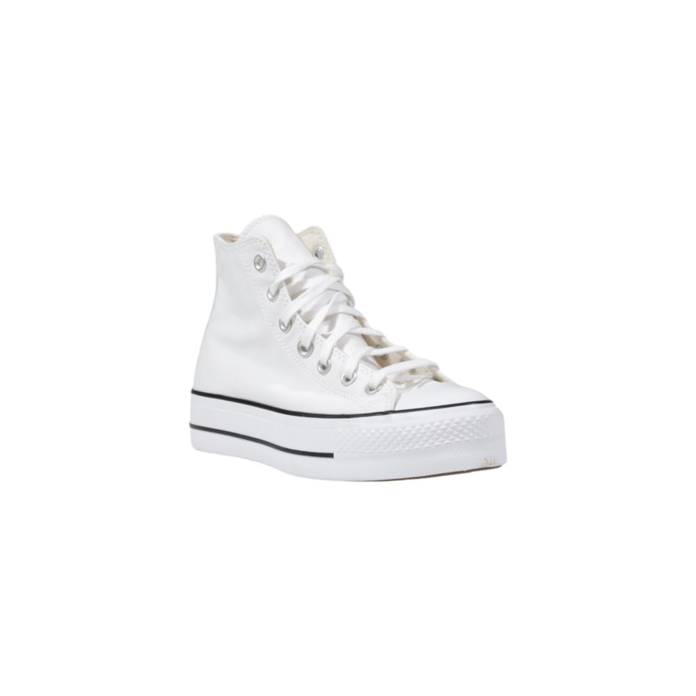 White Polyester Sneaker