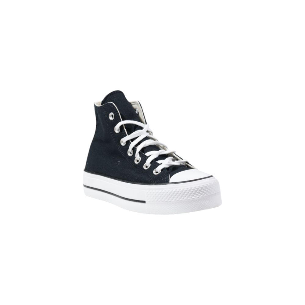 Black Polyester Sneaker