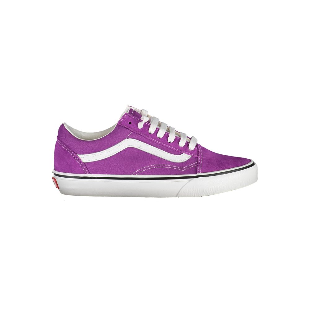 Purple Leather Women Sneaker