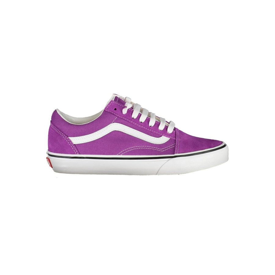 Purple Leather Women Sneaker