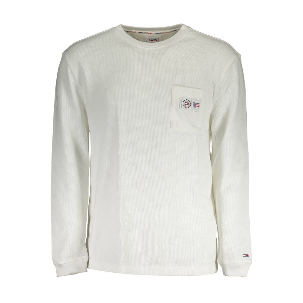 White Cotton Men Sweater