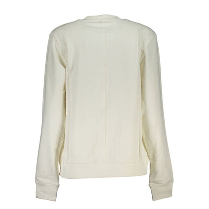 White Cotton Women Sweater