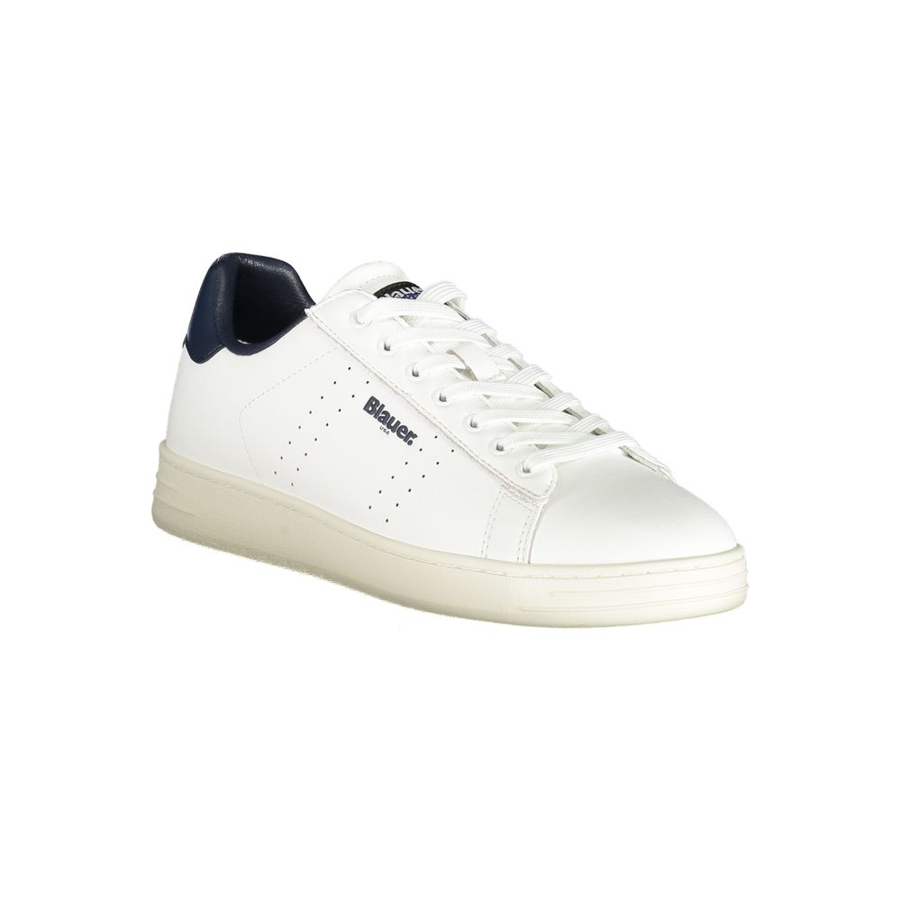 White Leather Men Sneaker