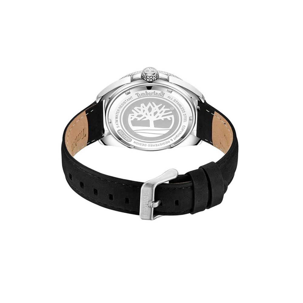 Black Leather Watch