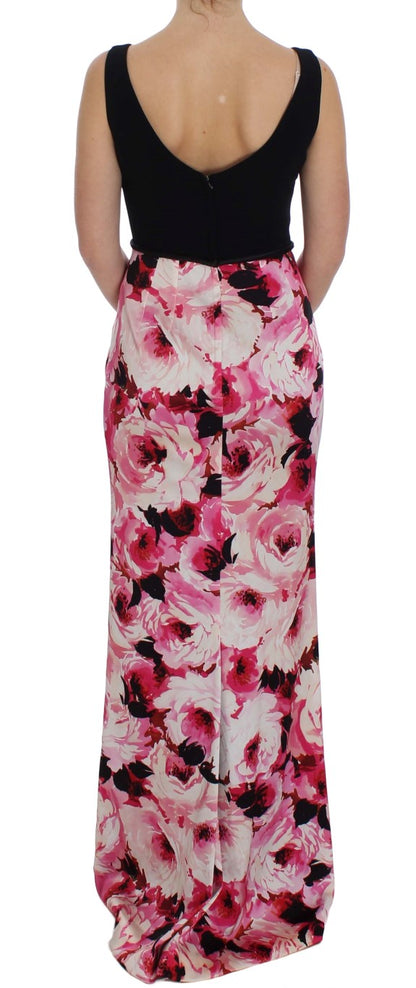 Floral Elegance Sheath Long Dress